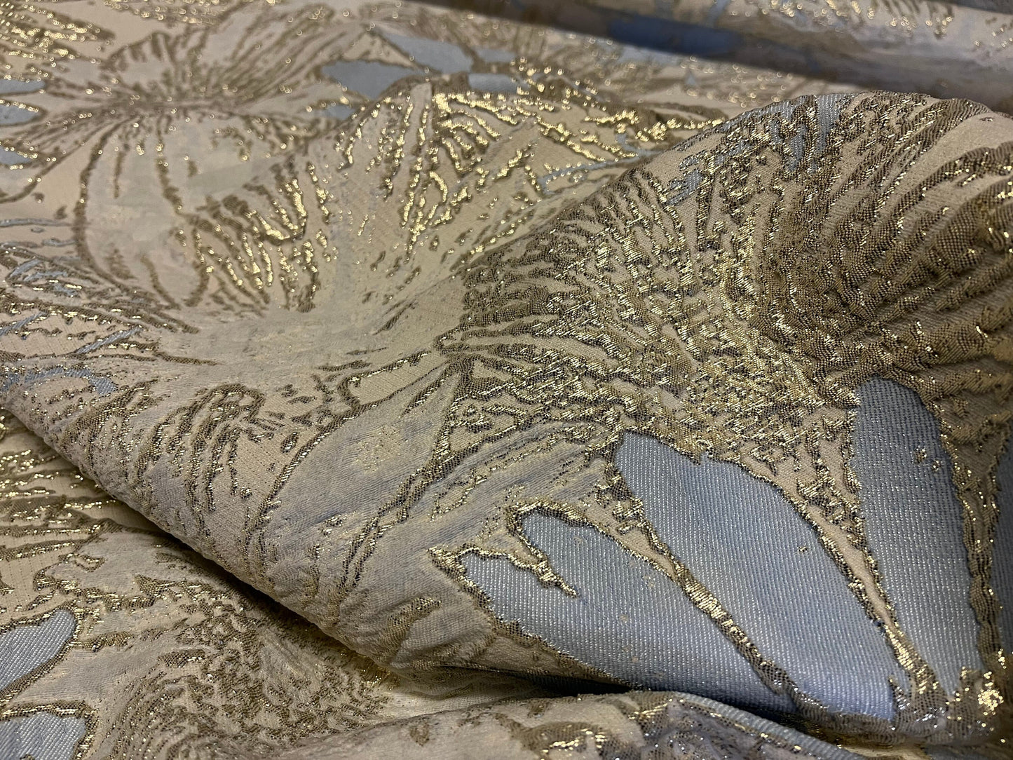 NEW High Class Stretch Brocade Cloque Lurex Fabric
