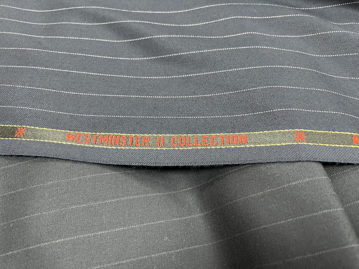 NEW High Class Westminster Collection All Wool Stripe Suiting Fabric (New Collection) (Please See Description)