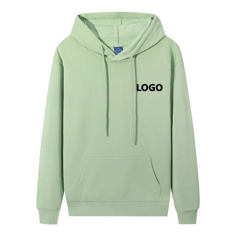 Hoodie mit individuellem Logo – Streetwear-Pullover aus 60 % Baumwolle | Personalisierter Unisex-Sweatshirt