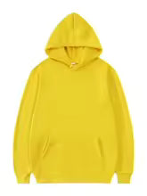 Unisex Hooded Pullover Hoodie – Solid Colour Oversized Sweatshirt with Pocket | 2025 New