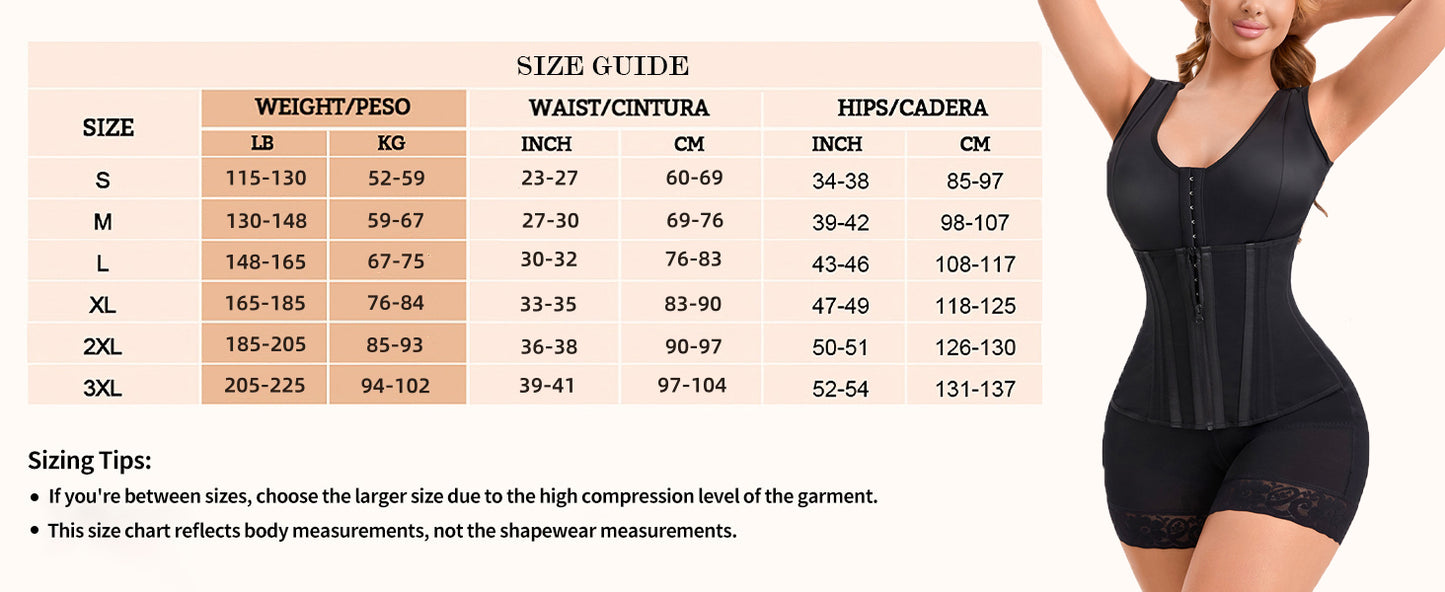 Fajas Colombianas Moldeadoras Overbust Shapewear For Women Tummy Control Full Body Shaper & Butt Lifter Post Surgery Compression Garment + 🚚 Free Worldwide Shipping 🎉 Extra 30% OFF At Checkout