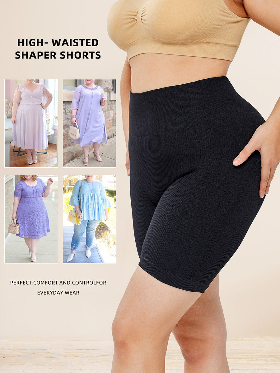 High Waisted Tummy Control Body Shaper Shorts – Seamless Butt Lifting & Thigh Slimming Shapewear for Women + 🚚 Free Worldwide Shipping 🎉 Extra 30% OFF at Checkout