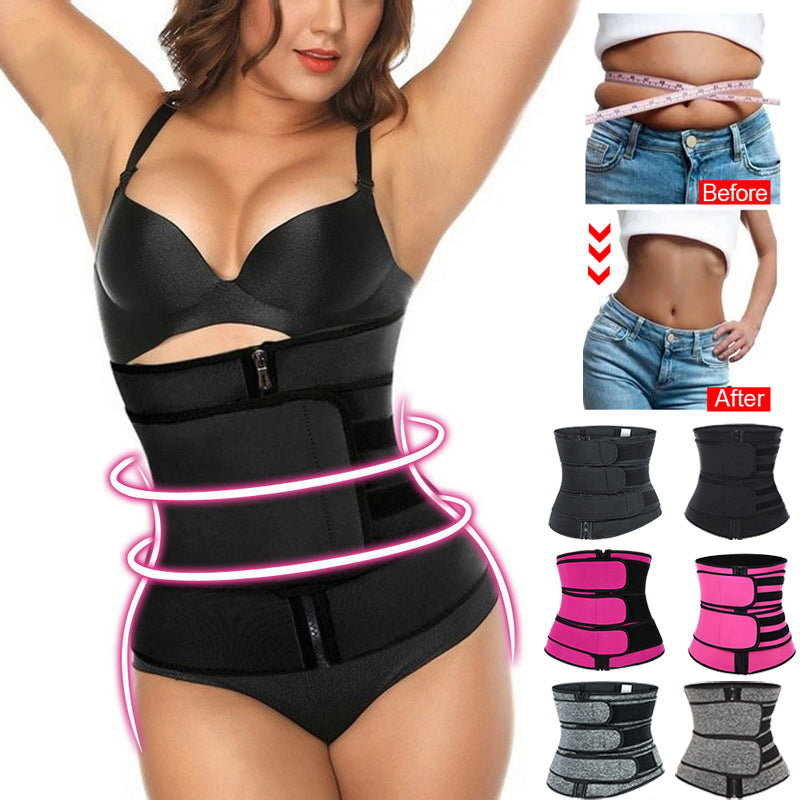 Women’s Waist Trainer Shapewear Bodysuit – Tummy Control Sweat Belt Corset for Slimming, Workout & Hourglass Shape + 🚚 Free Worldwide Shipping 🎉 Extra 30% OFF At Checkout