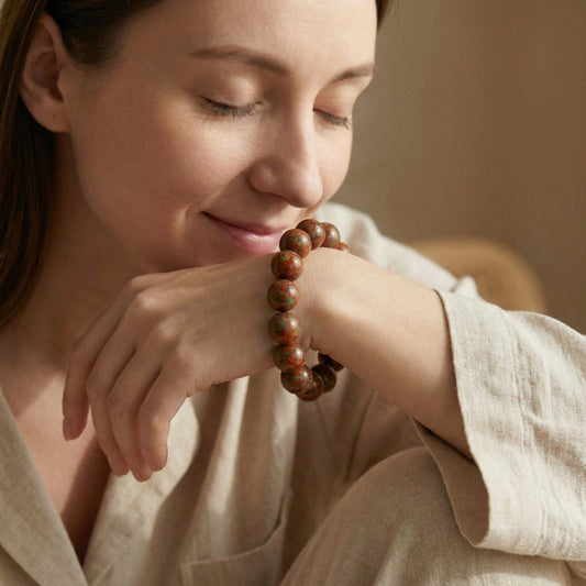 Traditional Chinese Medicine Herbal Bead Bracelet for Skin Health & Wellness | Natural Healing Jewelry + 🚚 Free Worldwide Shipping 🎉 Extra 30% OFF at Checkout