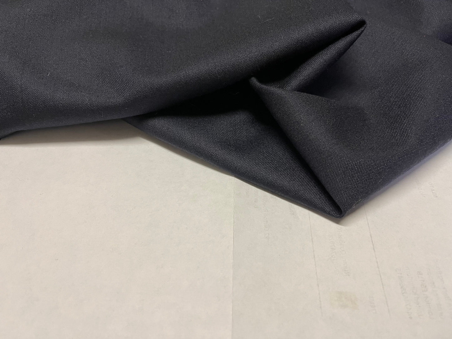 NEW High Class Navy Superfine All Wool Made In Huddersfield England Suiting Fabric