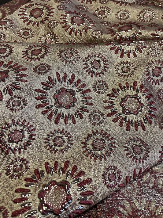 NEW High Class Brocade Cloque Lurex Fabric