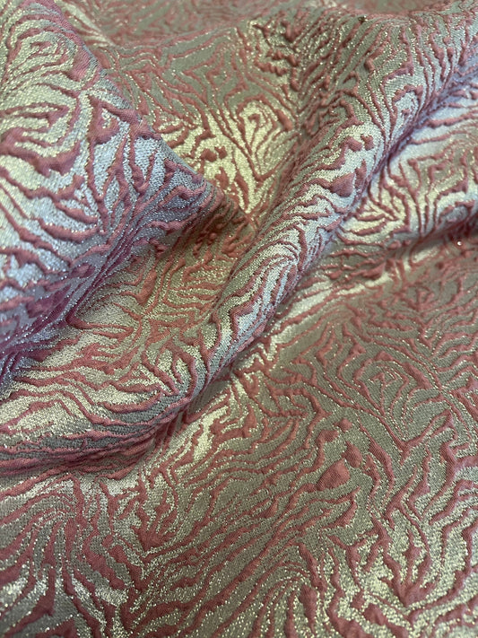 NEW High Class Brocade Cloque Lurex Fabric