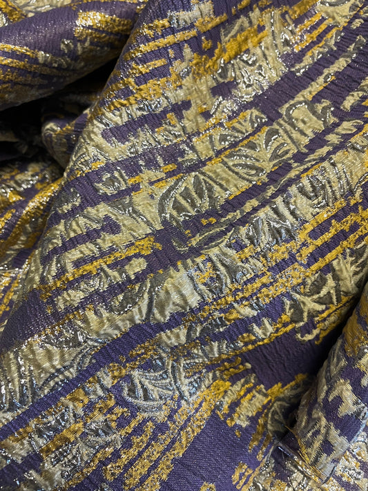 NEW High Class Brocade Cloque Lurex Fabric