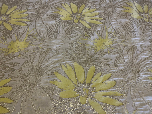 NEW High Class Stretch Brocade Cloque Lurex Fabric