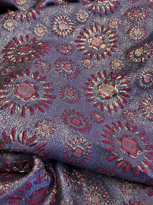 NEW High Class Brocade Cloque Lurex Fabric