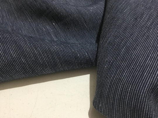 NEW High Class Denim Colour 100% Linen Fabric