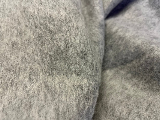 NEW High Class Grey Mohair Wool Fabric