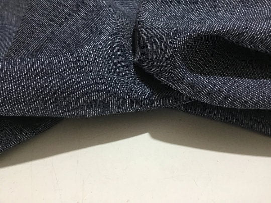 NEW High Class Denim Colour 100% Linen Fabric