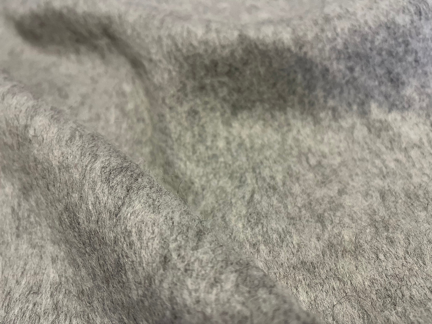 NEW High Class Grey Mohair Wool Fabric