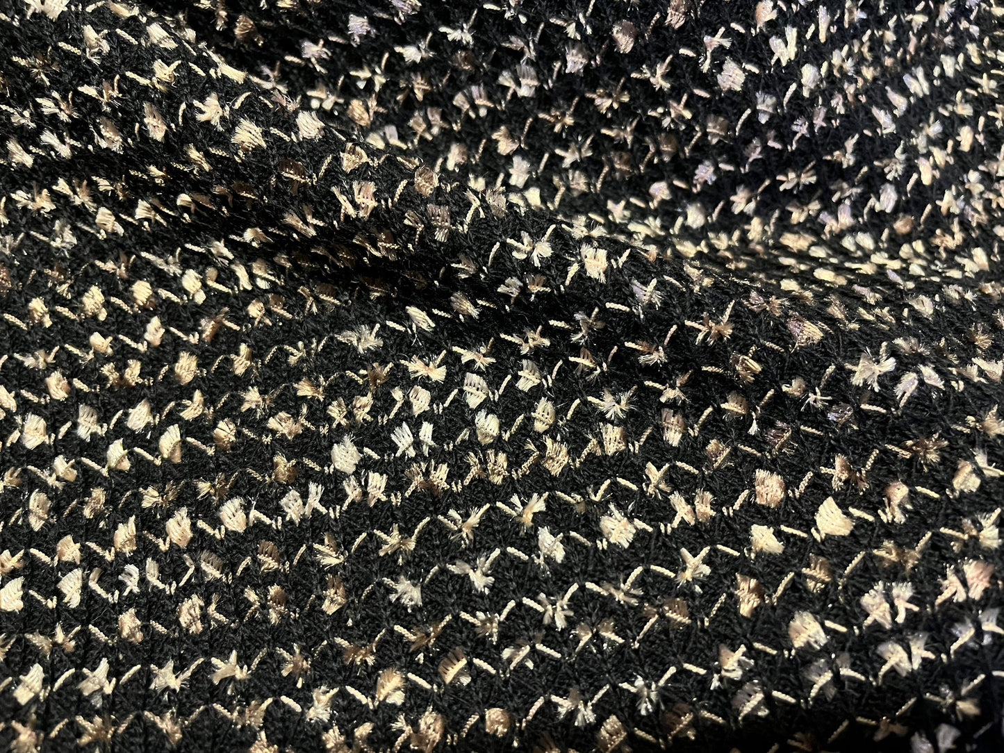 NEW High Class Shiny Wool Boucle Jersey Fabric