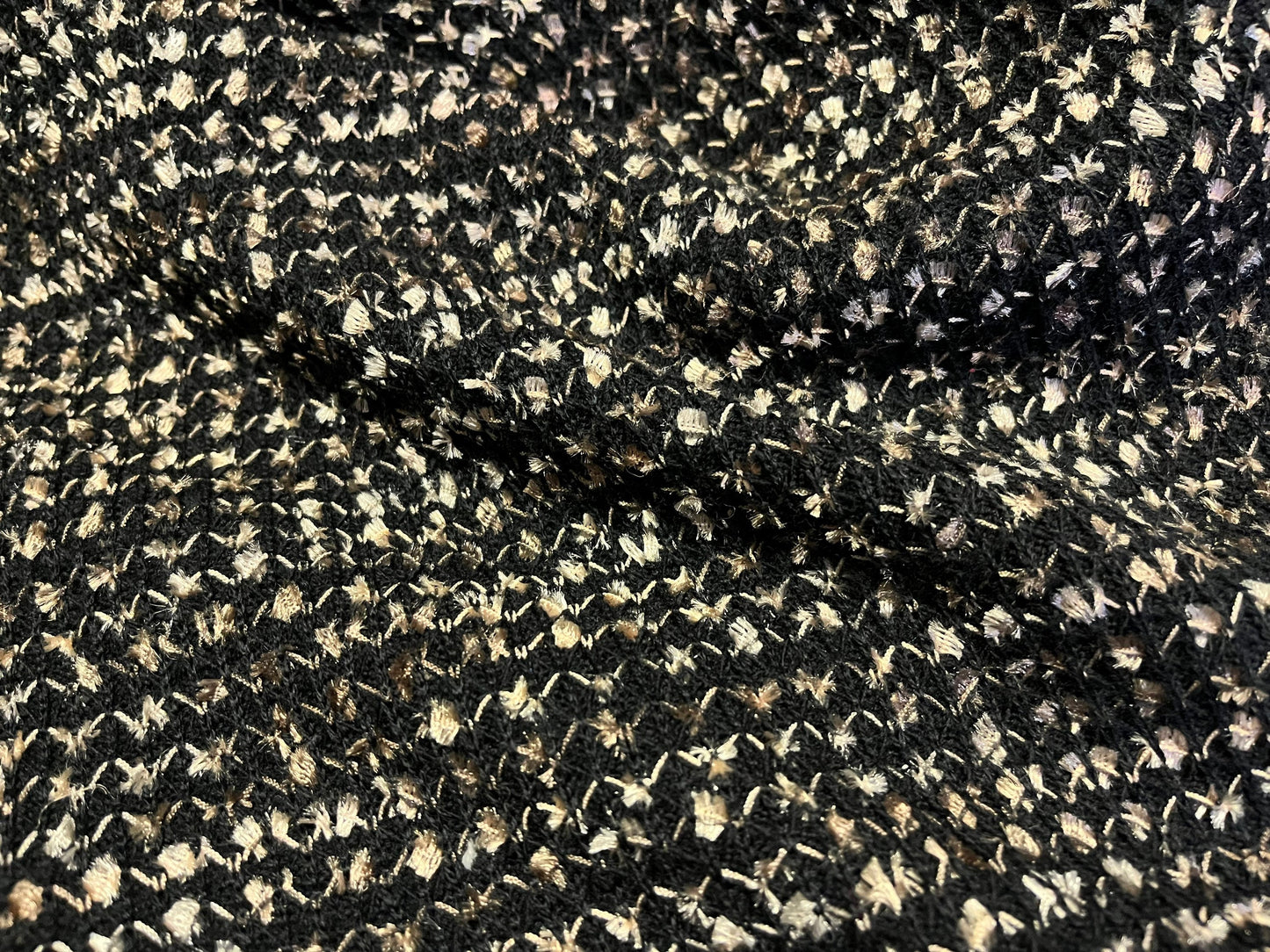 NEW High Class Shiny Wool Boucle Jersey Fabric