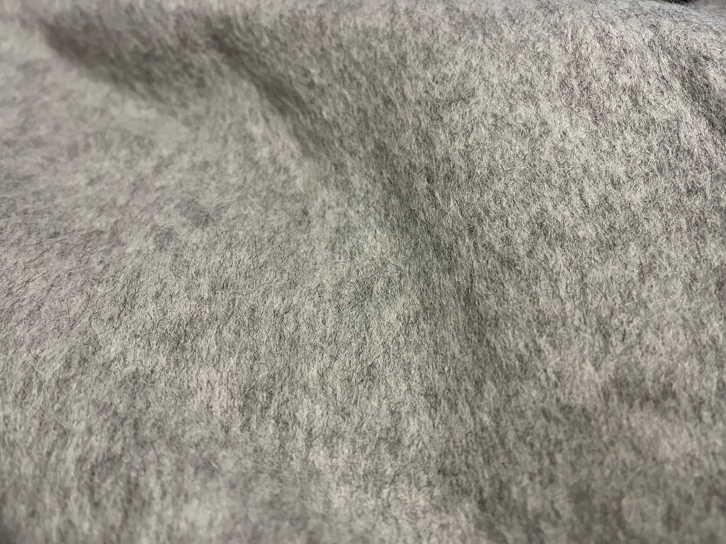 NEW High Class Grey Mohair Wool Fabric