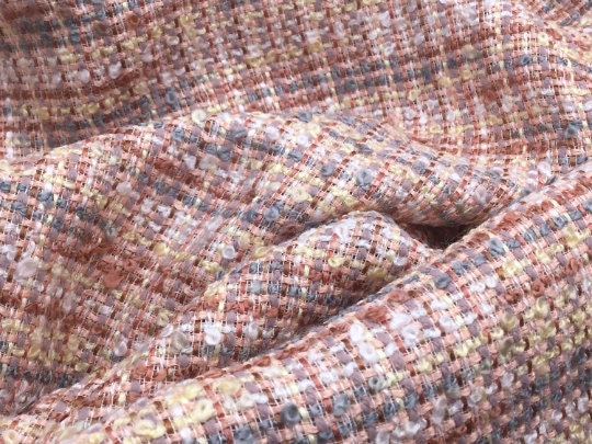 NEW Haute Designer Tweed Boucle Fabric