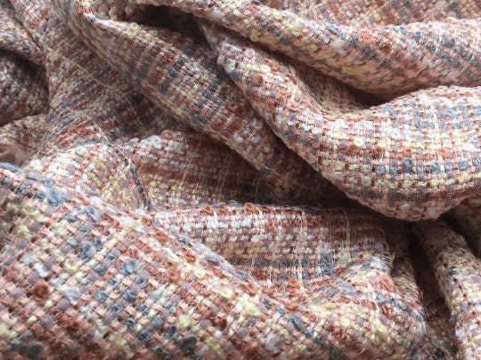 NEW Haute Designer Tweed Boucle Fabric