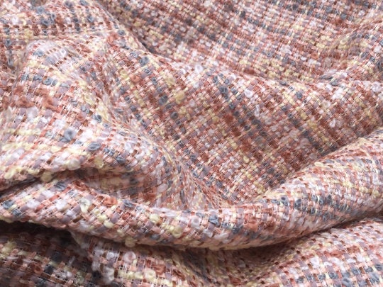 NEW Haute Designer Tweed Boucle Fabric