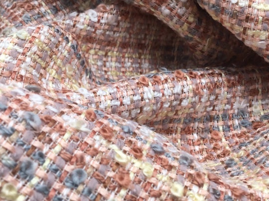 NEW Haute Designer Tweed Boucle Fabric