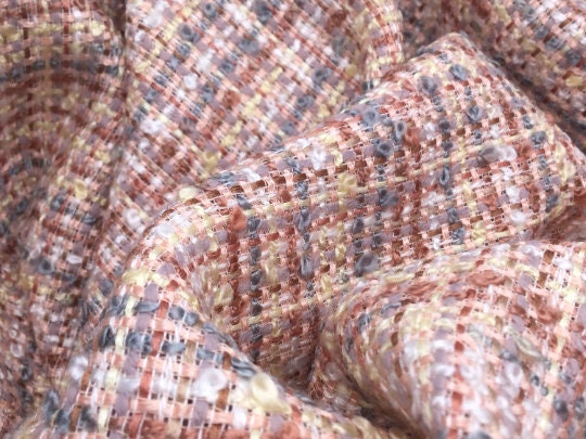 NEW Haute Designer Tweed Boucle Fabric