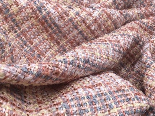 NEW Haute Designer Tweed Boucle Fabric