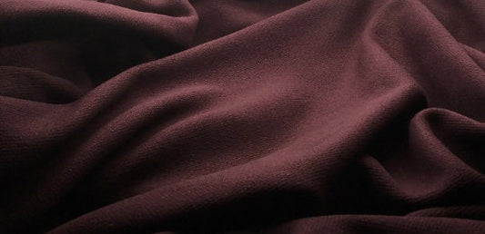 NEW High Class Aubergine Colour Lana Wool Cashmere Fabric