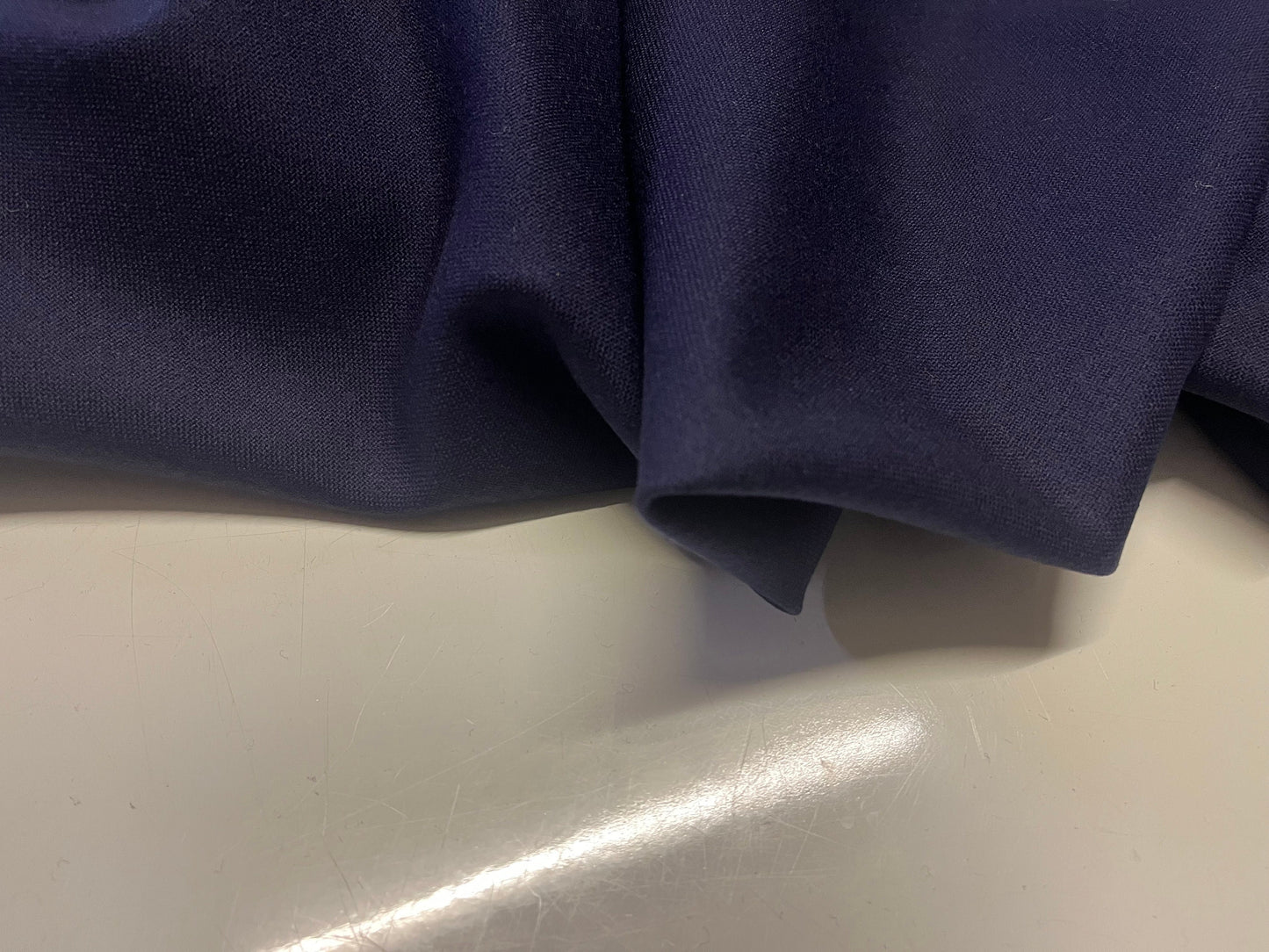 NEW High Class Navy Universal All Wool Made In Huddersfield England Suiting Fabric