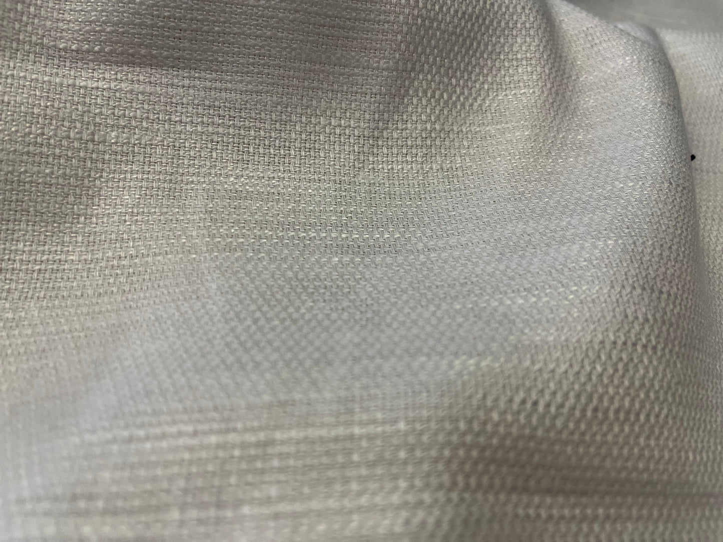 NEW High Class White Stretch Linen Fabric (see description)