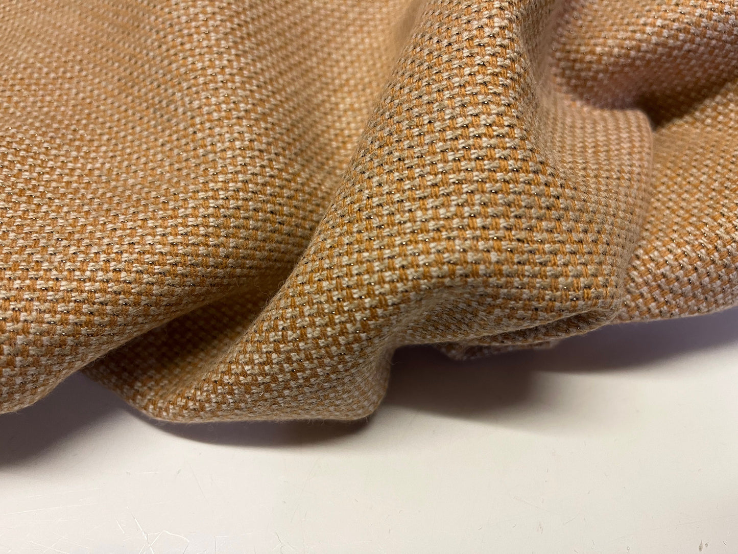 NEW High Class Cashmere Wool Lurex Fabric