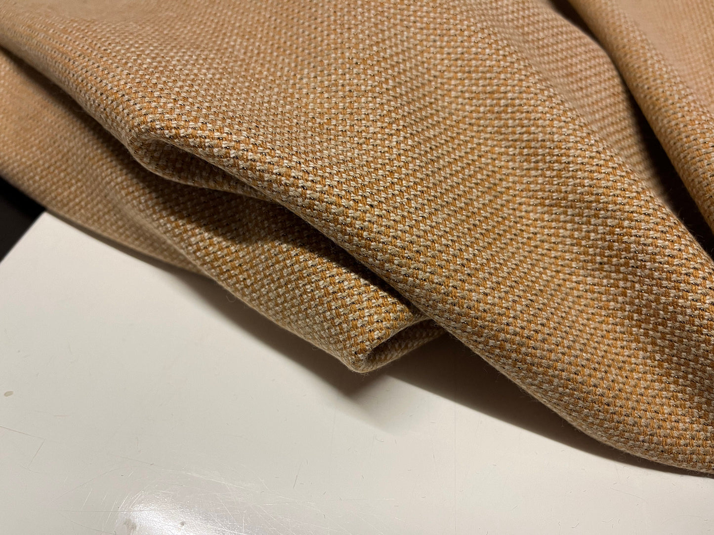 NEW High Class Cashmere Wool Lurex Fabric