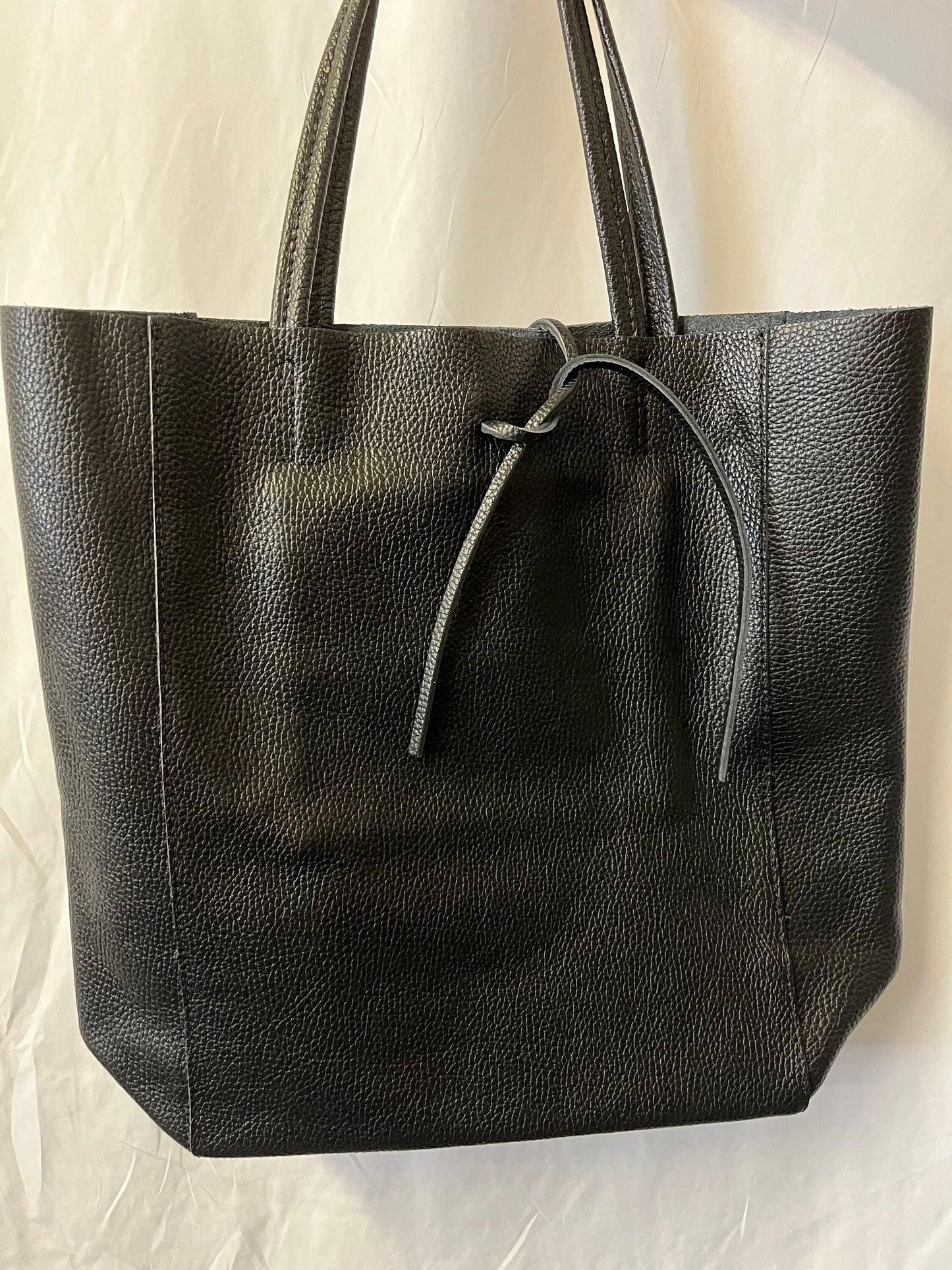 NEW High Class Black Women's Genuine Leather Bag, Leather Tote Bag, Gift Bag, Shoulder Bag