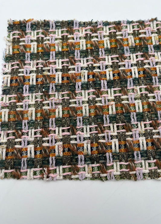 NEW High Class Wool Silk Alpaca Couture Tweed Boucle Fabric (Read Description)