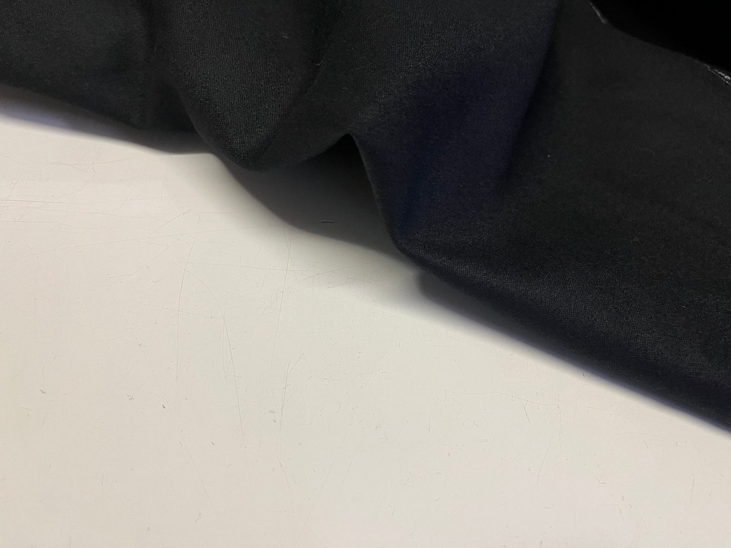 NEW High Class Black All Wool Made In England Suiting Fabric