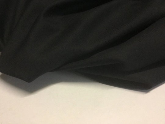 NEW High Class Black Luxury Super 110’s Wool Worsted Made In Huddersfield England By Taylor & Lodge Suiting Fabric