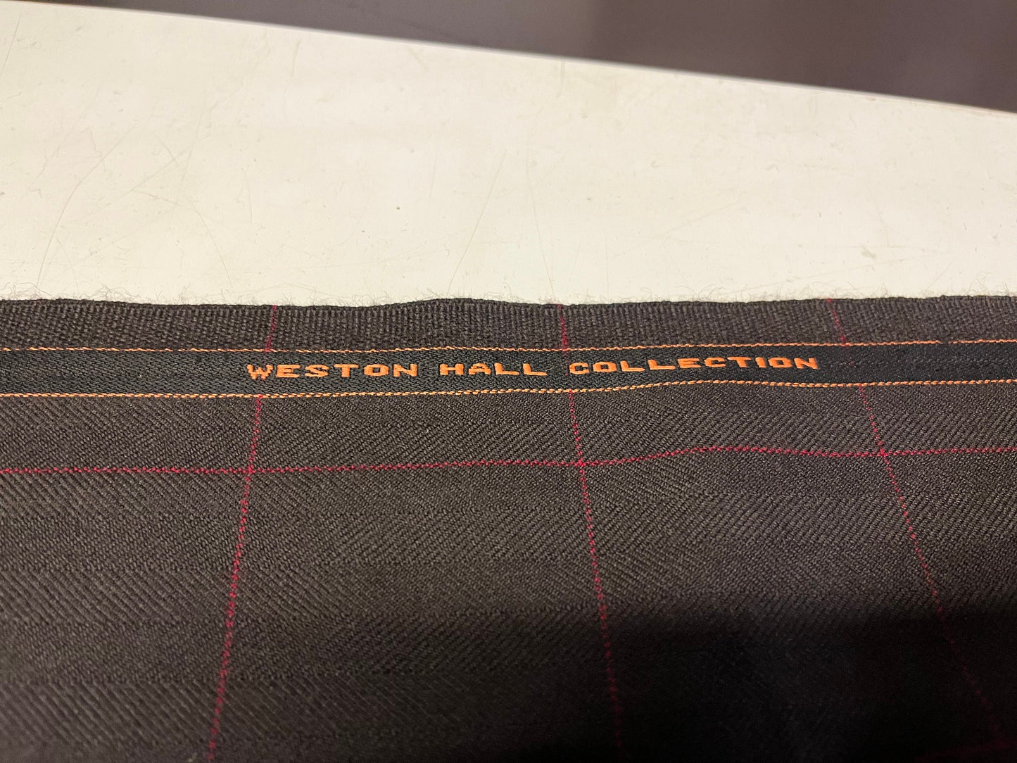 NEW High Class Herringbone Check All Wool Made In Huddersfield England By M.Howgate Ltd Weston Hall Collection Suiting Fabric