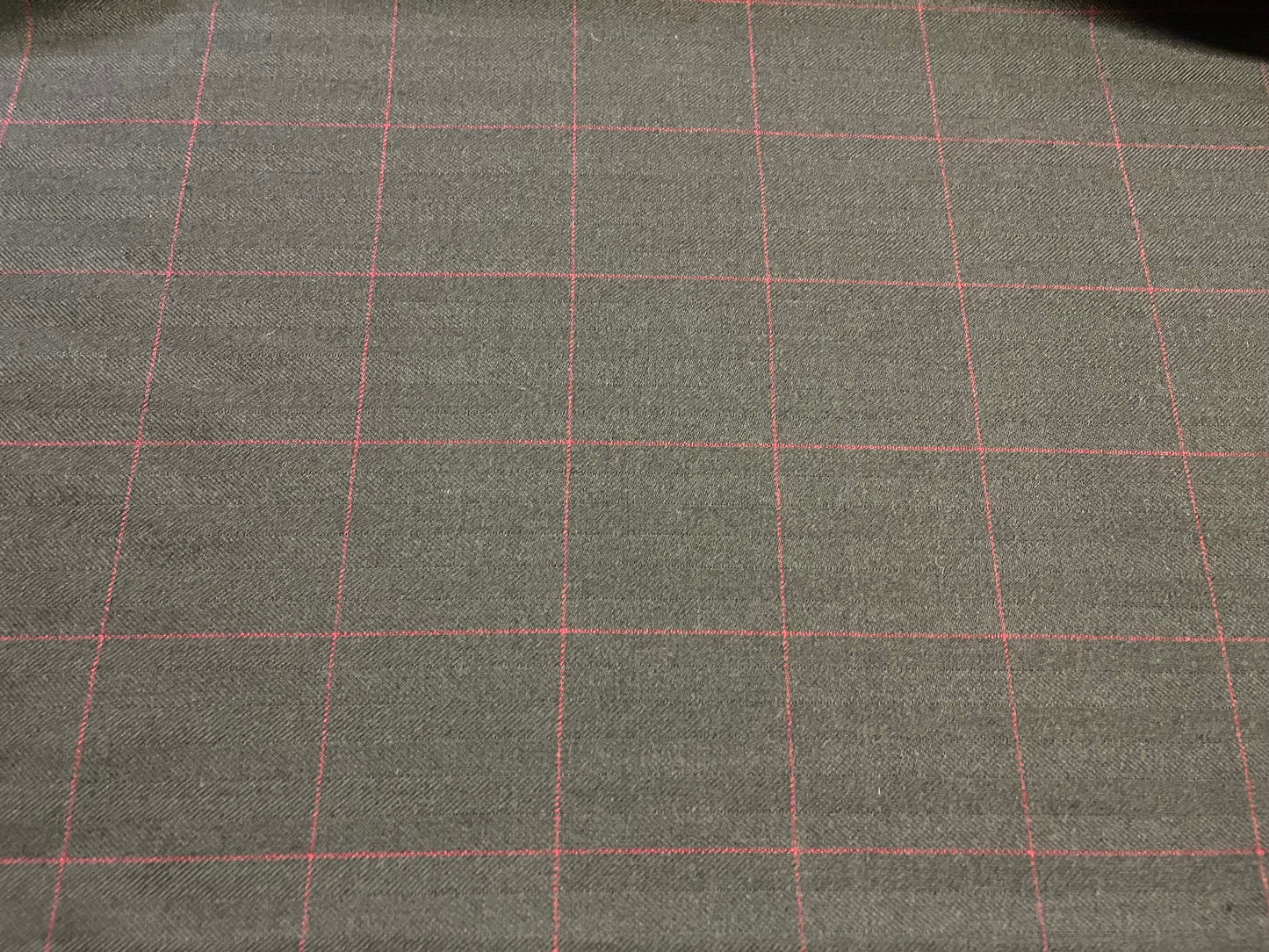 NEW High Class Herringbone Check All Wool Made In Huddersfield England By M.Howgate Ltd Weston Hall Collection Suiting Fabric