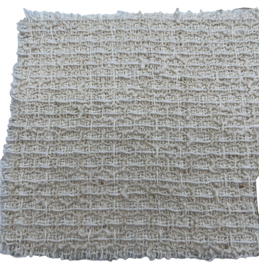 NEW High Class Beige And Cream Silk Couture Tweed Boucle Fabric (Read Description)