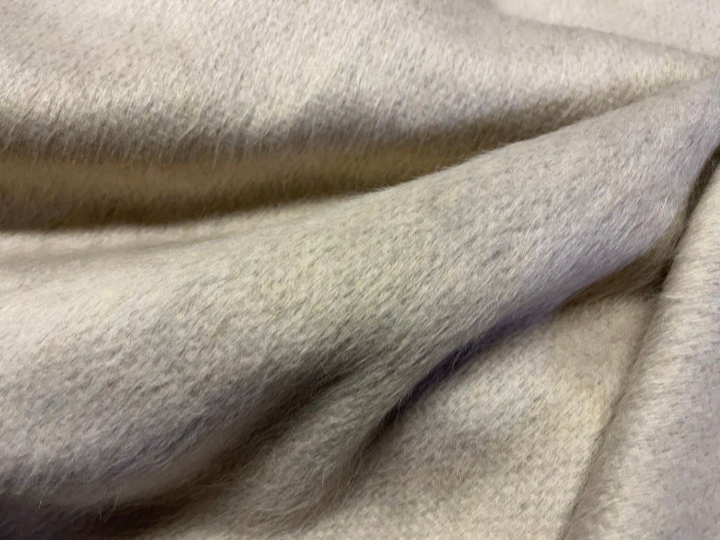 NEW High Class Ivory Cream Mohair Wool Fabric