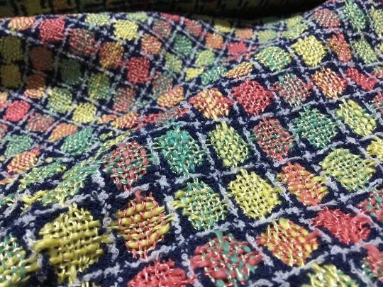 NEW High Class Couture Tweed Boucle Fabric