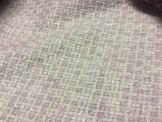 NEW High Class Reversible Shiny Wool Tweed Boucle Fabric