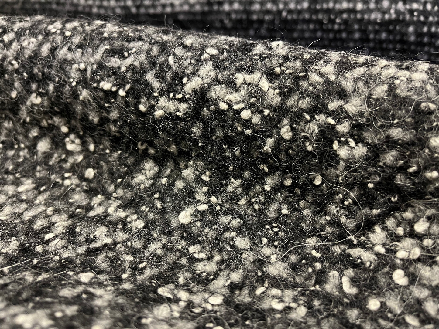 NEW High Class Italian Virgin Wool Alpaca Boucle Fabric Made In Italy