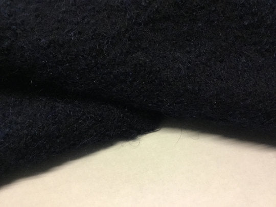 NEW Italian High Class Virgin Wool Mohair Alpaca Square Boucle Fabric Made In Italy