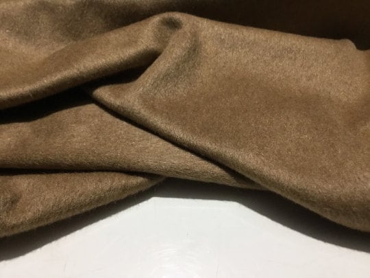 NEW High Class Italian Camel Mohair Wool Fabric Made In Italy