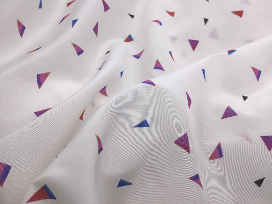 NEW High Class Cotton Crepe De Chine Silk Print Fabric