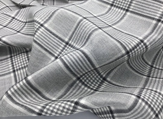 NEW High Class Wool Check Suiting Made In England Fabric by Joseph H. Clissold