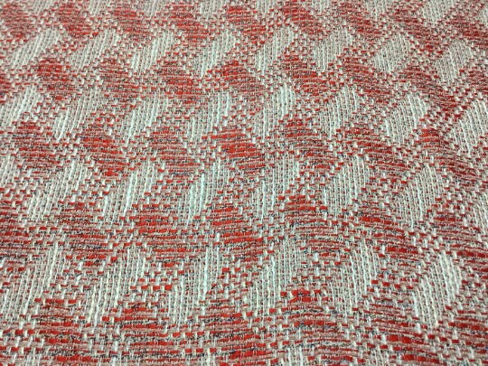 NEW High Class Couture Zigzag Tweed Boucle Fabric