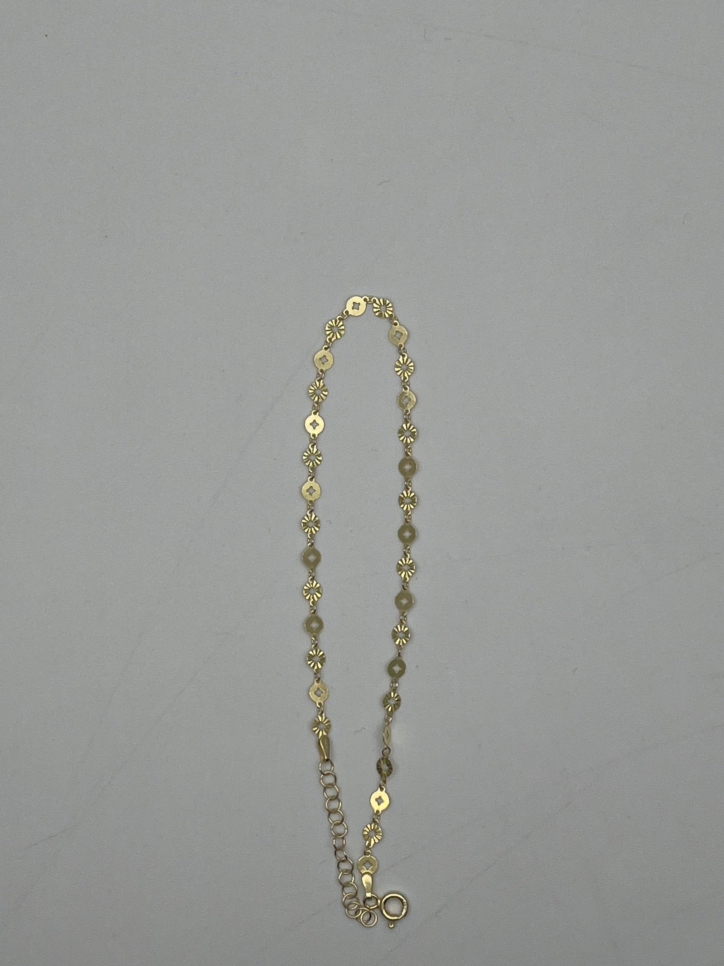 NEW 925 Silver Gold Plated Anklet For Women (Please Read Description)