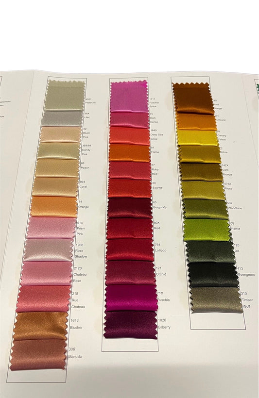 NEW High Class 100% Silk Crepe Satin Fabric (See Description)